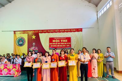 TRƯỜNG THCS BẾ VĂN ĐÀN THAM GIA HỘI THI GIÁO VIÊN DẠY GIỎI THCS CẤP HUYỆN, NĂM HỌC 2024-2025